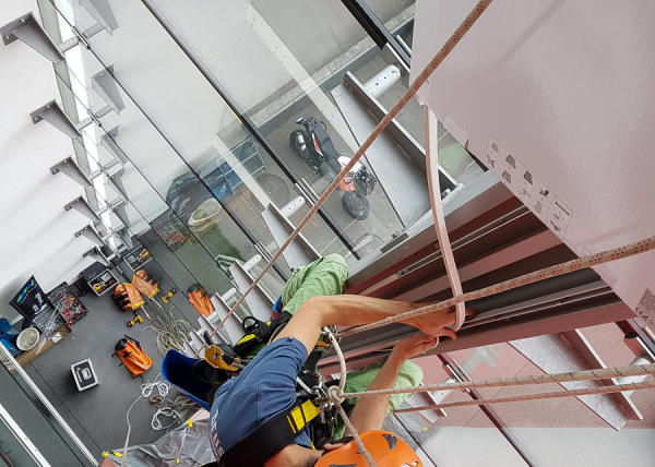 Installation neue LED-Beleuchtung