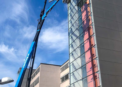 Auswechseln von RWA-Fenstern in Treppenhaus